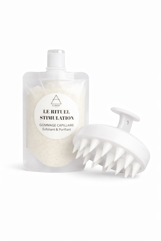 Le rituel stimulation - Gommage capillaire
