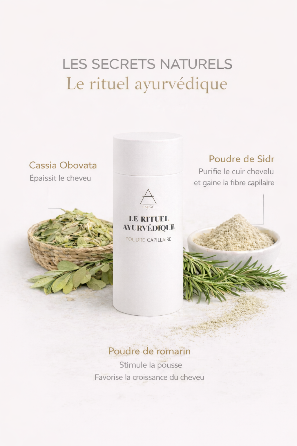 Le rituel ayurvédique - Poudre capillaire - force & densité